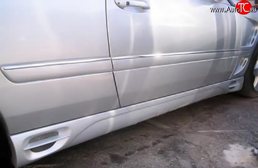 2 849 р. Пороги накладки McLaren F-01 Mercedes-Benz E-Class W210 дорестайлинг седан (1996-1999) (Неокрашенные)  с доставкой в г. Воронеж
