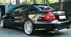 2 799 р. Козырёк AMG на заднее лобовое стекло автомобиля  Mercedes-Benz E-Class  W211 (2002-2009) дорестайлинг седан, рестайлинг седан (Неокрашенный)  с доставкой в г. Воронеж. Увеличить фотографию 1