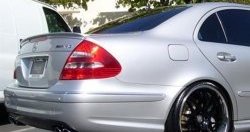 5 099 р. Лип спойлер AMG Mercedes-Benz E-Class W211 дорестайлинг седан (2002-2006) (Неокрашенный)  с доставкой в г. Воронеж. Увеличить фотографию 2