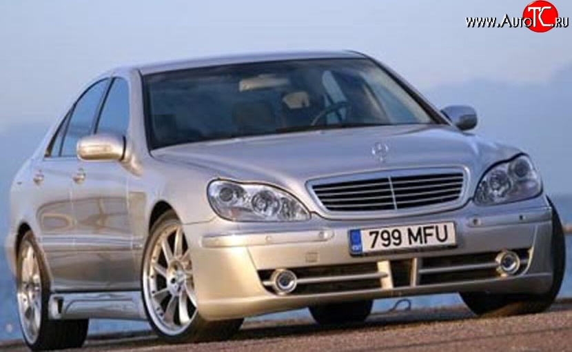 12 599 р. Передний бампер Lorinser F-01 Mercedes-Benz S class W220 (1998-2005) (Неокрашенный)  с доставкой в г. Воронеж