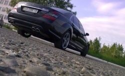 8 649 р. Задний бампер AMG Mercedes-Benz S class 5 W221 седан дорестайлинг (2005-2009) (Неокрашенный)  с доставкой в г. Воронеж. Увеличить фотографию 2