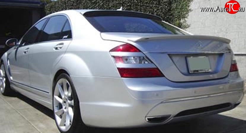 5 949 р. Спойлер LORINSER Mercedes-Benz S class W221 (2006-2013) (Неокрашенный)  с доставкой в г. Воронеж