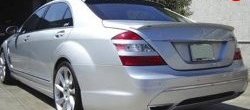 16 049 р. Задний бампер LORINSER Mercedes-Benz S class 5 W221 седан дорестайлинг (2005-2009) (Неокрашенный)  с доставкой в г. Воронеж. Увеличить фотографию 2