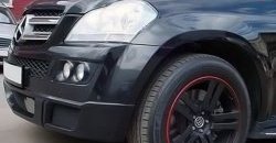 22 599 р. Накладка переднего бампера BRABUS Mercedes-Benz GL class X164 дорестайлинг (2006-2009) (Неокрашенная)  с доставкой в г. Воронеж. Увеличить фотографию 3