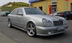 8 149 р. Передний бампер Lorinzer  Mercedes-Benz E-Class  W210 (1996-1999) дорестайлинг седан, дорестайлинг универсал (Дорестайлинг, Неокрашенный)  с доставкой в г. Воронеж. Увеличить фотографию 1