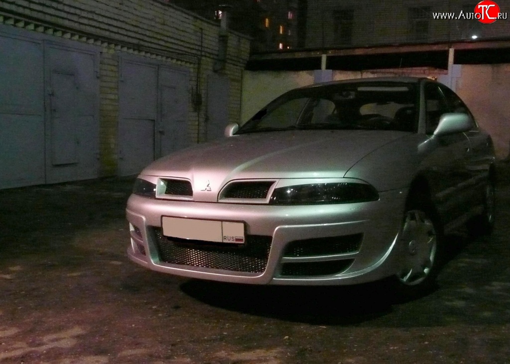 11 899 р. Передний бампер M-VRS 2 Mitsubishi Carisma (1999-2004) (Без сетки, Неокрашенный)  с доставкой в г. Воронеж