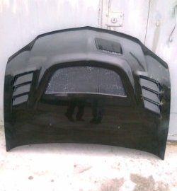 29 699 р. Пластиковый капот Sport Mitsubishi Lancer Evolution 9 CT9A седан (2005-2008)  с доставкой в г. Воронеж. Увеличить фотографию 3