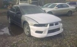 11 099 р. Передний бампер Evo style Mitsubishi Galant 8  дорестайлинг седан (1996-1998) (Без сетки, Неокрашенный)  с доставкой в г. Воронеж. Увеличить фотографию 6