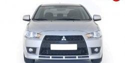 22 899 р. Передний бампер Standart Plus Mitsubishi Lancer 10 CY седан дорестайлинг (2007-2010) (Неокрашенный)  с доставкой в г. Воронеж. Увеличить фотографию 2