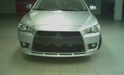 22 899 р. Передний бампер Standart Plus Mitsubishi Lancer 10 CY седан дорестайлинг (2007-2010) (Неокрашенный)  с доставкой в г. Воронеж. Увеличить фотографию 3