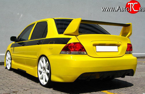 10 699 р. Антикрыло Accolade Evo  Mitsubishi Lancer  9 CS (2003-2009) седан 1-ый рестайлинг, седан 2-ой рестайлинг (Неокрашенный)  с доставкой в г. Воронеж