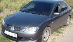 5 499 р. Накладка переднего бампера M-VRS Mitsubishi Lancer 9 CS седан 1-ый рестайлинг (2003-2005) (Неокрашенная)  с доставкой в г. Воронеж. Увеличить фотографию 1