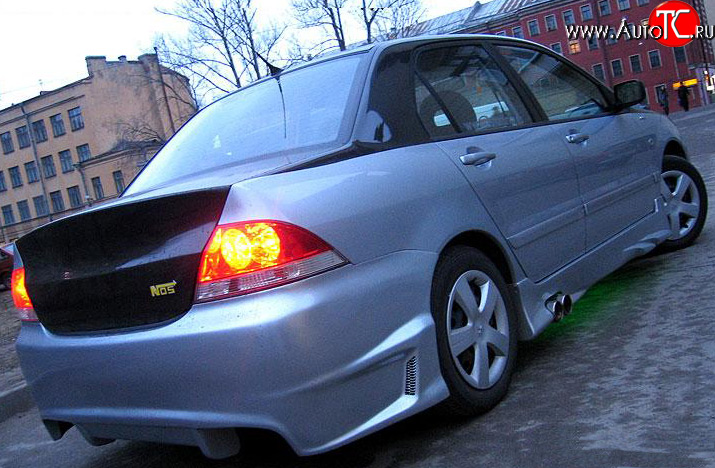 7 549 р. Задний бампер OS  Mitsubishi Lancer  9 CS (2003-2009) седан 1-ый рестайлинг, седан 2-ой рестайлинг  с доставкой в г. Воронеж