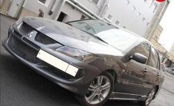 15 999 р. Передний бампер Evo  Mitsubishi Lancer  9 CS (2003-2009) седан 1-ый рестайлинг, универсал 1-ый рестайлинг, седан 2-ой рестайлинг, универсал 2-ой рестайлинг (Без сетки, Неокрашенный)  с доставкой в г. Воронеж. Увеличить фотографию 1