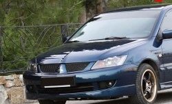 5 749 р. Накладка переднего бампера Sport 2.0  Mitsubishi Lancer  9 CS (2005-2009) седан 2-ой рестайлинг, универсал 2-ой рестайлинг (Неокрашенная)  с доставкой в г. Воронеж. Увеличить фотографию 1