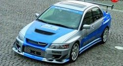 Пороги накладки XS на Mitsubishi Lancer Evolution 8 CT9A седан (2003-2005)