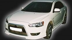 4 999 р. Накладка на решётку радиатора GT Dynamics Mitsubishi Lancer 10 CY седан дорестайлинг (2007-2010) (Неокрашенная)  с доставкой в г. Воронеж. Увеличить фотографию 2
