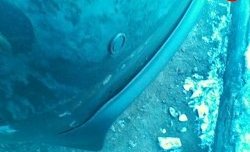 2 049 р. Диффузор заднего бампера Evo-mini Mitsubishi Lancer 10 CY седан рестайлинг (2011-2017) (Неокрашенный)  с доставкой в г. Воронеж. Увеличить фотографию 2