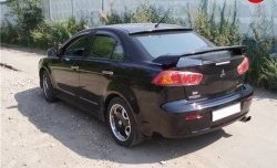 3 899 р. Козырёк на заднее лобовое стекло Sport Mitsubishi Lancer 10 CY седан рестайлинг (2011-2017) (Неокрашенный)  с доставкой в г. Воронеж. Увеличить фотографию 2