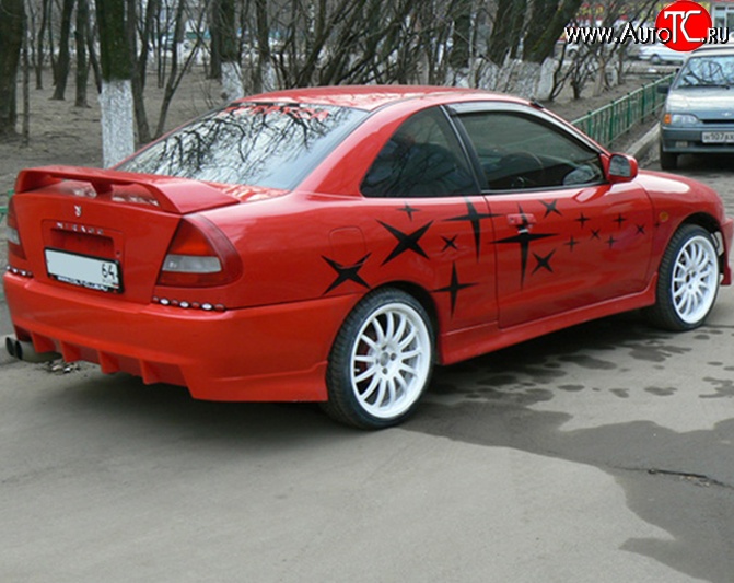 8 399 р. Пороги накладки M-VRS (купе/хэчтбек 3 двери) (купе/хэчтбек 3 двери) Mitsubishi Colt CJ0 хэтчбэк 3 дв. (1995-2003) (Неокрашенные)  с доставкой в г. Воронеж