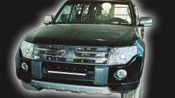 10 499 р. Накладка переднего бампера GT Dynamics Mitsubishi Pajero 4 V80 дорестайлинг (2006-2011) (Дорестайлинг, Неокрашенная)  с доставкой в г. Воронеж. Увеличить фотографию 3