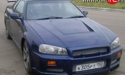 17 249 р. Пластиковый капот GTR Nissan Skyline R34 (1999-2002) (Неокрашенный)  с доставкой в г. Воронеж. Увеличить фотографию 2