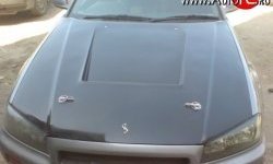 17 249 р. Пластиковый капот GTR Nissan Skyline R34 (1999-2002) (Неокрашенный)  с доставкой в г. Воронеж. Увеличить фотографию 4