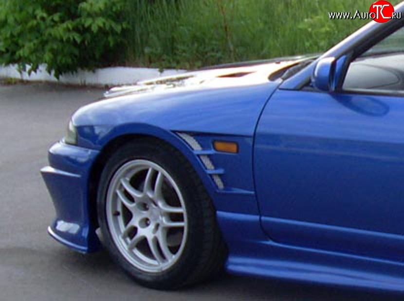 10 949 р. Передние крылья DoLuck Nissan Skyline R33 (1993-1998) (Неокрашенные)  с доставкой в г. Воронеж