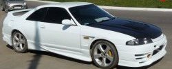 10 549 р. Передний бампер Drift style Nissan Skyline R33 (1993-1998) (Неокрашенный)  с доставкой в г. Воронеж. Увеличить фотографию 3
