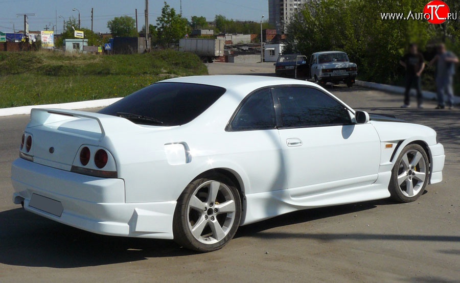 9 549 р. Задний бампер Drift style Nissan Skyline R33 (1993-1998) (Неокрашенный)  с доставкой в г. Воронеж
