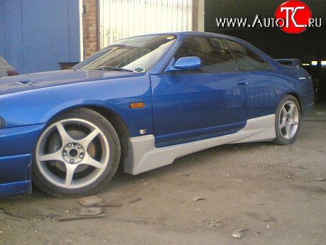 9 549 р. Пороги накладки GTR Nissan Skyline R33 (1993-1998) (Неокрашенные)  с доставкой в г. Воронеж