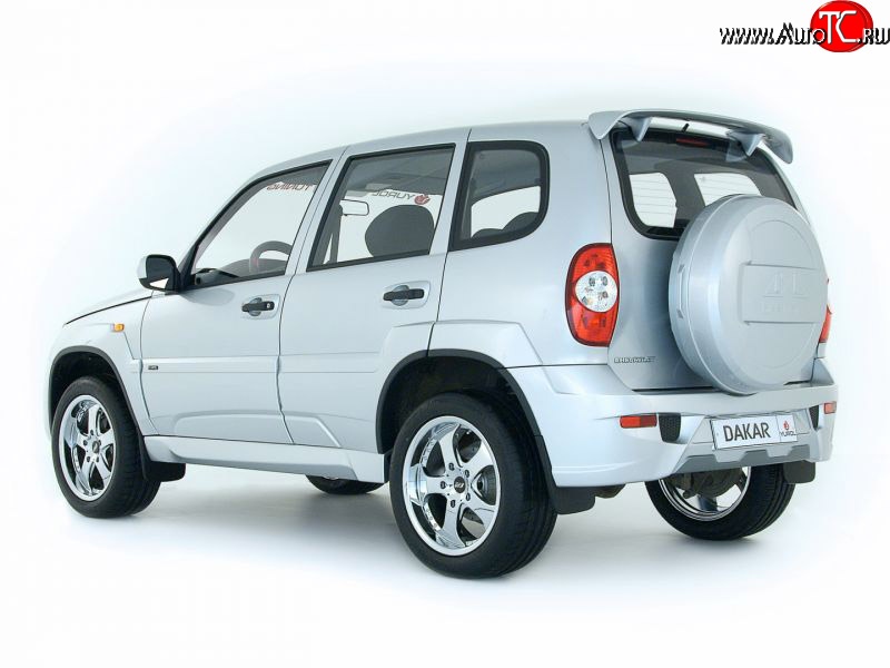 2 499 р. Арки крыльев Dakar Chevrolet Niva 2123 дорестайлинг (2002-2008) (Неокрашенные)  с доставкой в г. Воронеж
