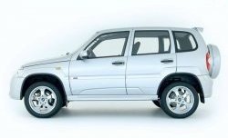 2 499 р. Арки крыльев Dakar Chevrolet Niva 2123 дорестайлинг (2002-2008) (Неокрашенные)  с доставкой в г. Воронеж. Увеличить фотографию 2