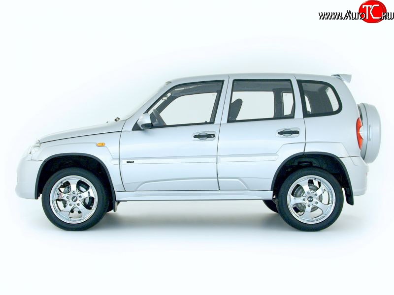 4 199 р. Комплект накладок на двери Dakar Chevrolet Niva 2123 рестайлинг (2009-2020) (Неокрашенные)  с доставкой в г. Воронеж