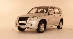 1 999 р. Пороги накладки Памир Chevrolet Niva 2123 дорестайлинг (2002-2008) (Неокрашенные)  с доставкой в г. Воронеж. Увеличить фотографию 1