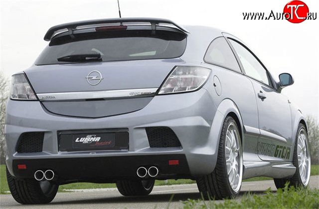 5 349 р. Задний бампер Lumma Opel Astra H GTC хэтчбек 3 дв. рестайлинг (2006-2011) (Неокрашенный)  с доставкой в г. Воронеж