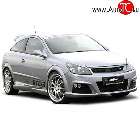 2 499 р. Решётка радиатора Lumma 2 Opel Astra H GTC хэтчбек 3 дв. дорестайлинг (2004-2006) (Неокрашенная)  с доставкой в г. Воронеж