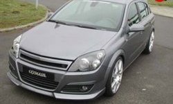 5 999 р. Решётка радиатора Luxemaul Opel Astra H хэтчбек 5дв дорестайлинг (2004-2007) (Неокрашенная)  с доставкой в г. Воронеж. Увеличить фотографию 2