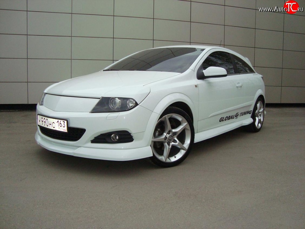 4 499 р. Глухая решётка радиатора Global Tuning  Opel Astra  H GTC (2004-2011) хэтчбек 3 дв. дорестайлинг, хэтчбек 3 дв. рестайлинг (Неокрашенная)  с доставкой в г. Воронеж