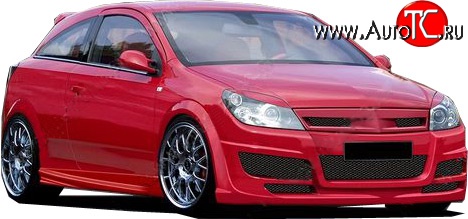 3 649 р. Решётка радиатора Sport (дорестайлинг) Opel Astra H хэтчбек 5дв дорестайлинг (2004-2007)  с доставкой в г. Воронеж