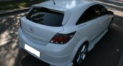 3 499 р. Комплект накладок на задний бампер Global Tuning  Opel Astra  H GTC (2004-2011) хэтчбек 3 дв. дорестайлинг, хэтчбек 3 дв. рестайлинг (Неокрашенная)  с доставкой в г. Воронеж. Увеличить фотографию 1