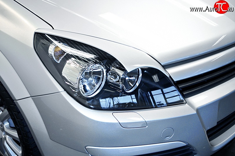 969 р. Реснички Elegance Opel Astra H хэтчбек 5дв дорестайлинг (2004-2007) (Неокрашенные)  с доставкой в г. Воронеж