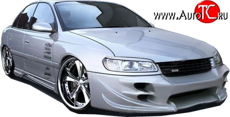 7 299 р. Передний бампер Sport Opel Omega B универсал (1994-2004)  с доставкой в г. Воронеж
