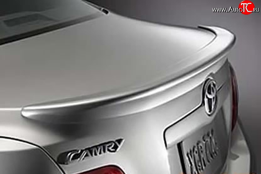 4 749 р. Лип спойлер SARONA Toyota Camry XV40 рестайлинг (2009-2011) (Неокрашенный)  с доставкой в г. Воронеж