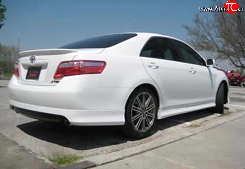 7 349 р. Накладка заднего бампера SARONA Toyota Camry XV40 рестайлинг (2009-2011) (Неокрашенная)  с доставкой в г. Воронеж