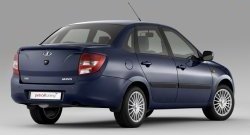 709 р. Лип спойлер Petroil Tuning Лада Гранта 2190 седан  дорестайлинг (2011-2017) (Неокрашенный)  с доставкой в г. Воронеж. Увеличить фотографию 3