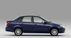 709 р. Лип спойлер Petroil Tuning Лада Гранта 2190 седан  дорестайлинг (2011-2017) (Неокрашенный)  с доставкой в г. Воронеж. Увеличить фотографию 4