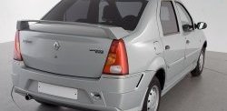 2 649 р. Спойлер Классик 2 Renault Logan 1 дорестайлинг (2004-2010) (Неокрашенный)  с доставкой в г. Воронеж. Увеличить фотографию 2