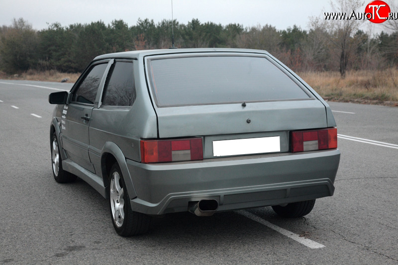4 099 р. Задний бампер Снайпер 2 Лада 2113 (2004-2013) (Неокрашенный)  с доставкой в г. Воронеж
