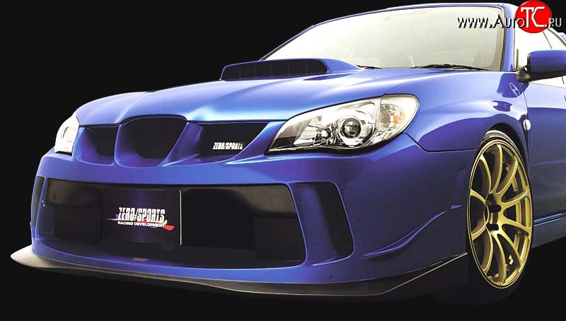19 949 р. Передний бампер Zero Sport Subaru Impreza GE седан (2007-2012) (Неокрашенный)  с доставкой в г. Воронеж